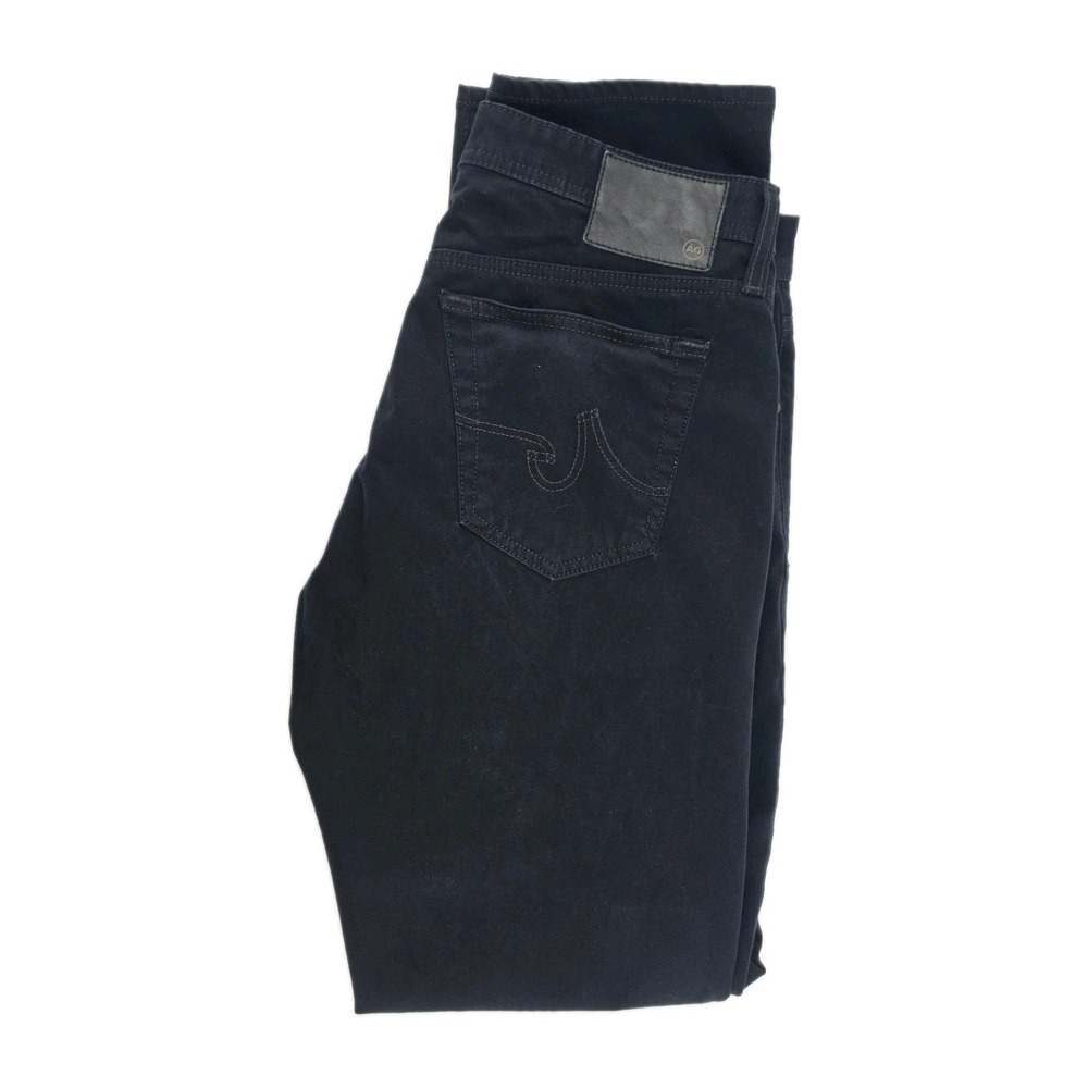 AG Adriano Goldschmied The Graduate Tailored Leg Jeans Mens 31 x32 Black Stretch